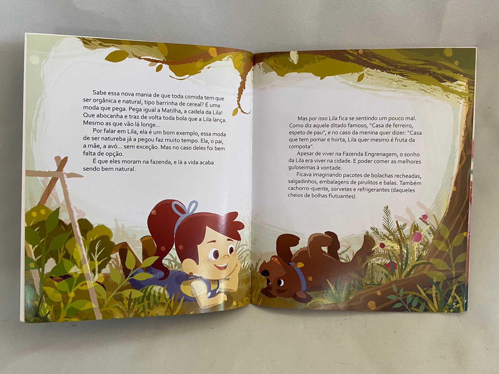 Lila e a Matilha em: A horta guloseima - Livro Infantil