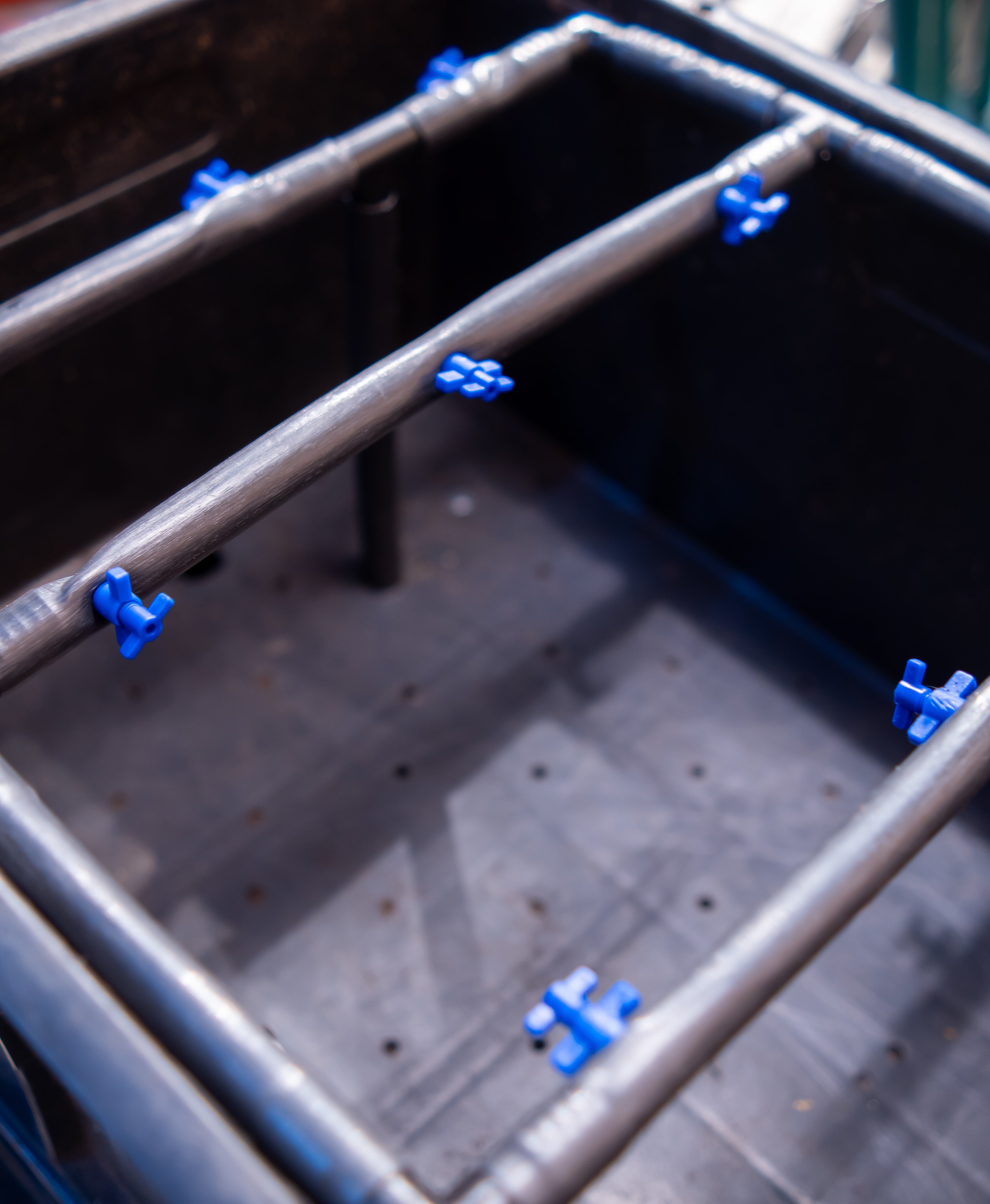 Horta com irrigação automática