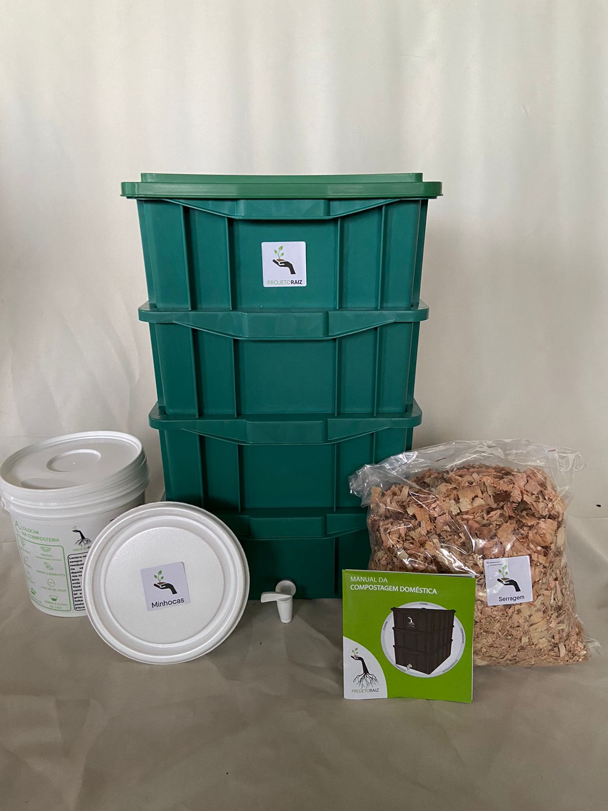 Kit de Compostagem Médio