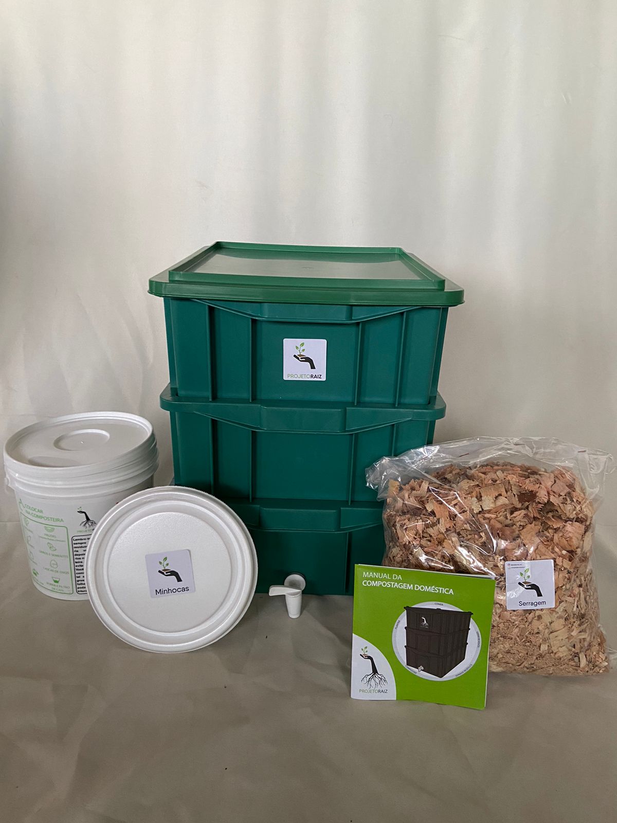 Kit de Compostagem Pequeno