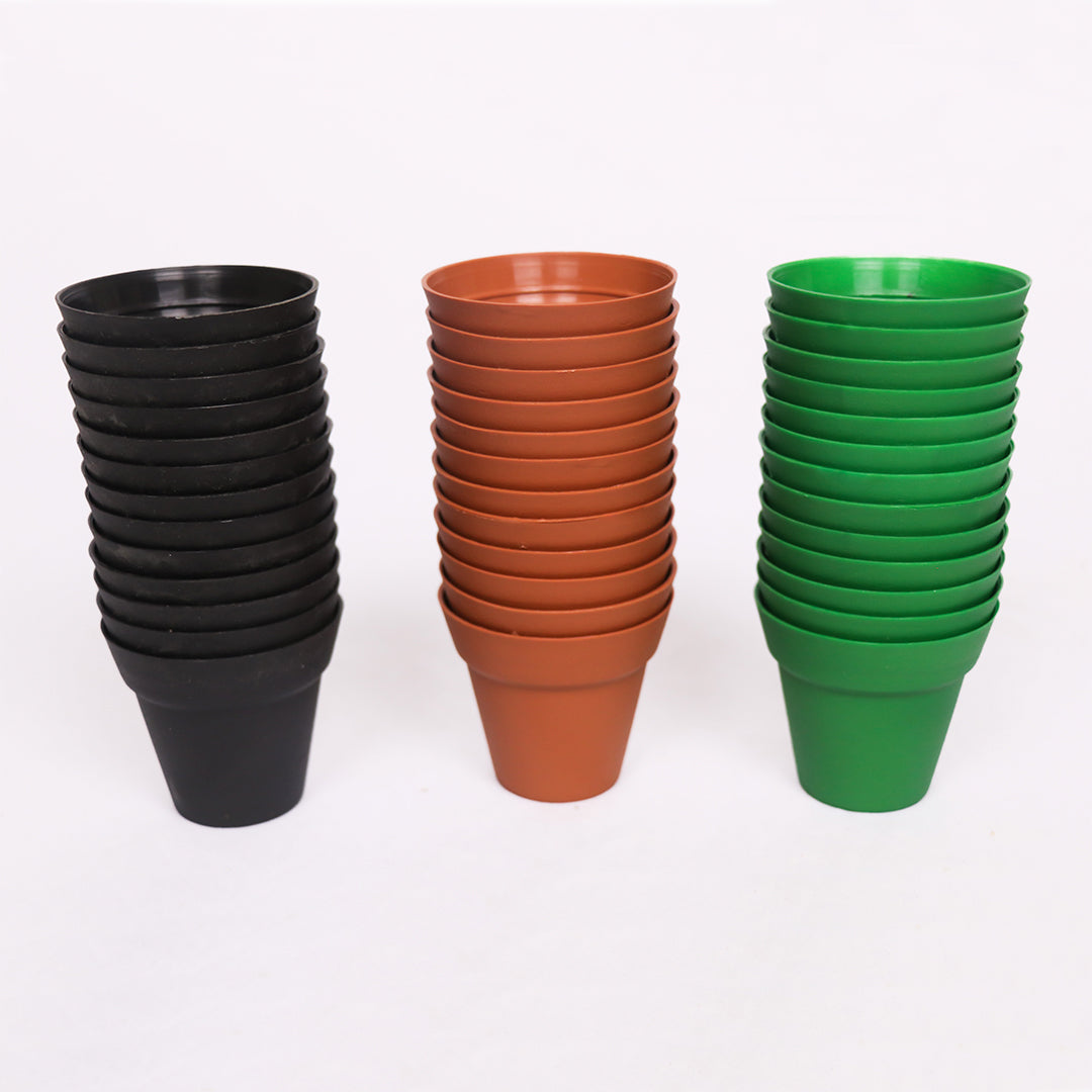 kit 3 Mini Vasos para Mudas
