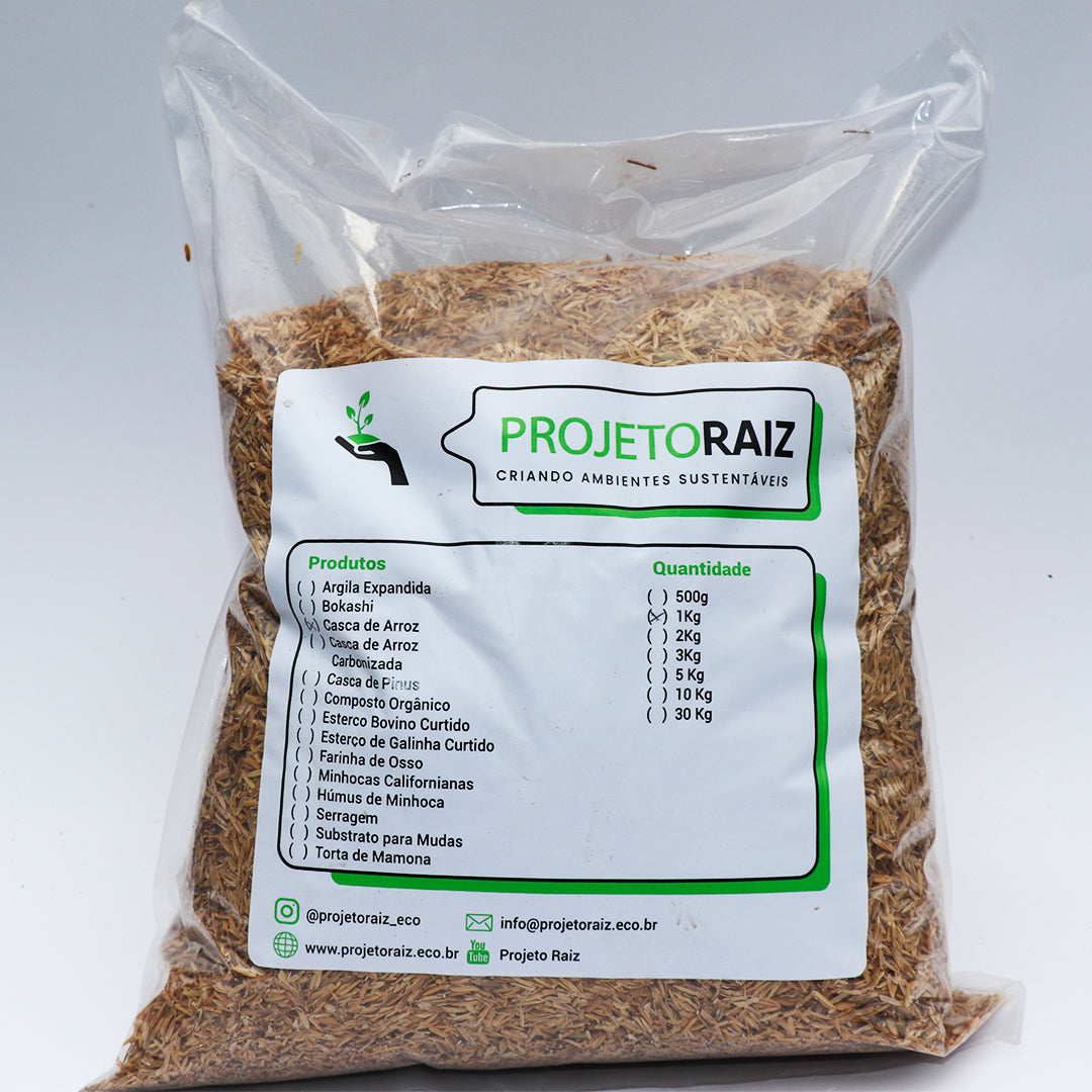 Casca de Arroz - 1 kg