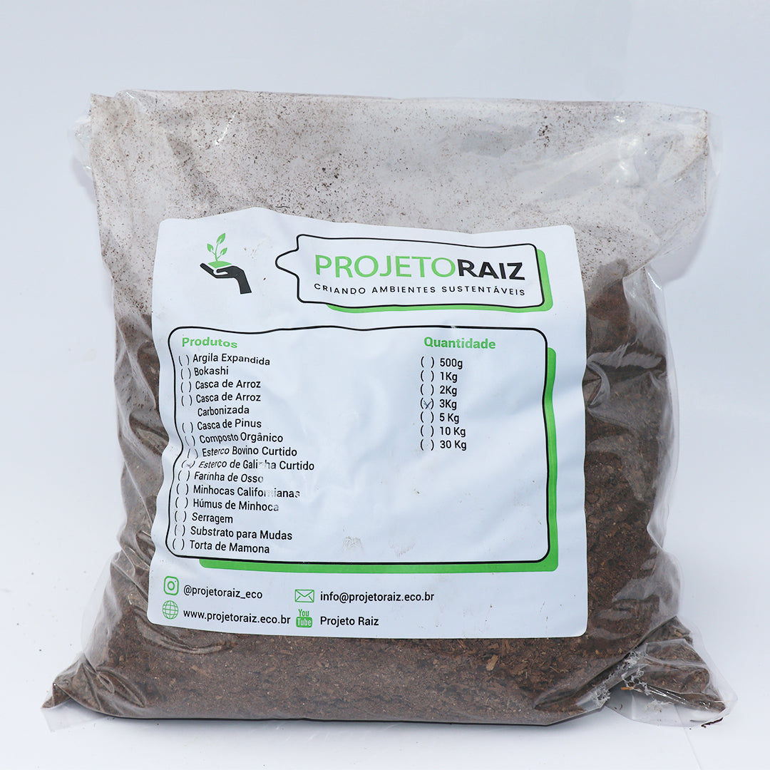 Esterco de Galinha Curtido - 2kg