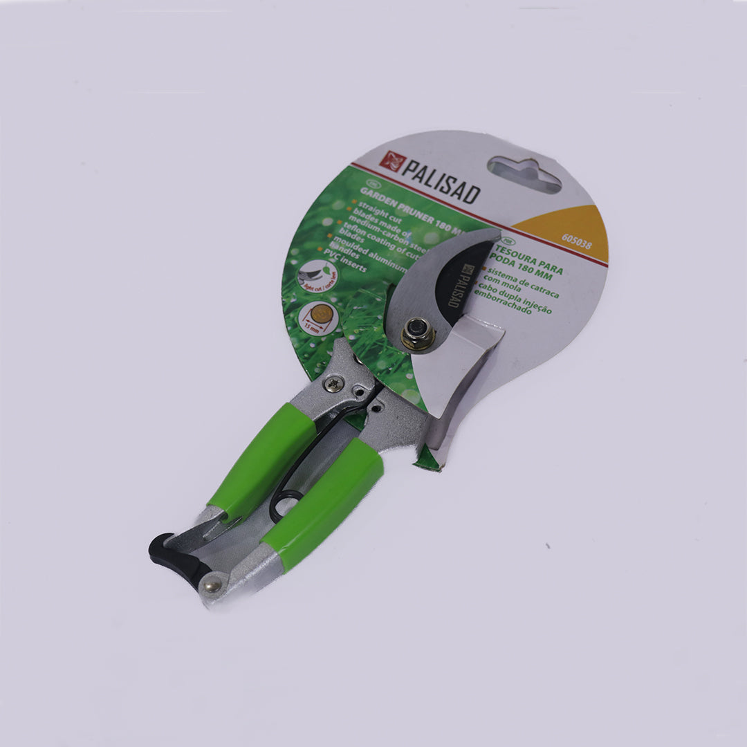 Tesoura para Poda 180mm com Trava e Mola e Cabo Emborrachado