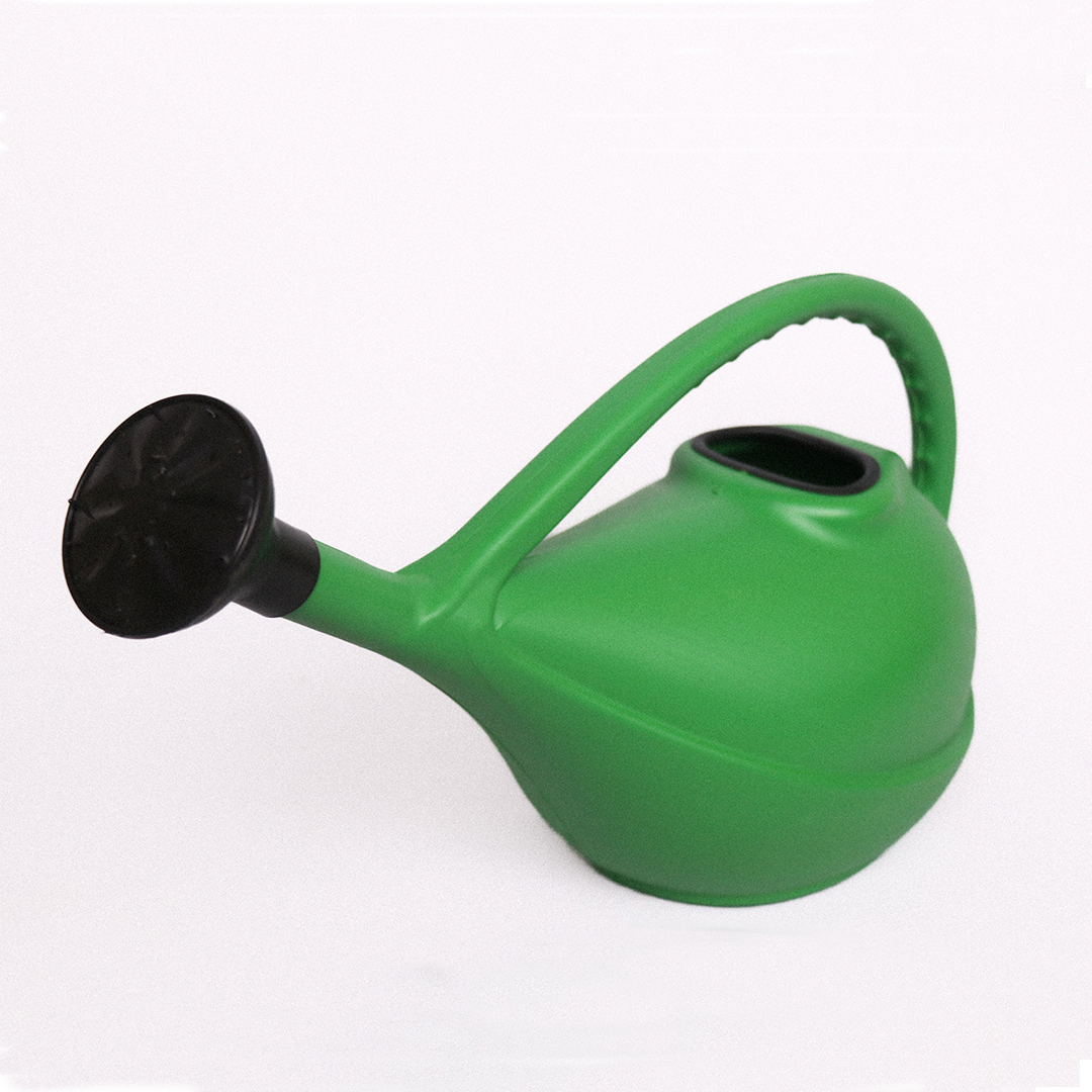 Regador Plástico 6L Para Jardinagem Com Bico - Verde